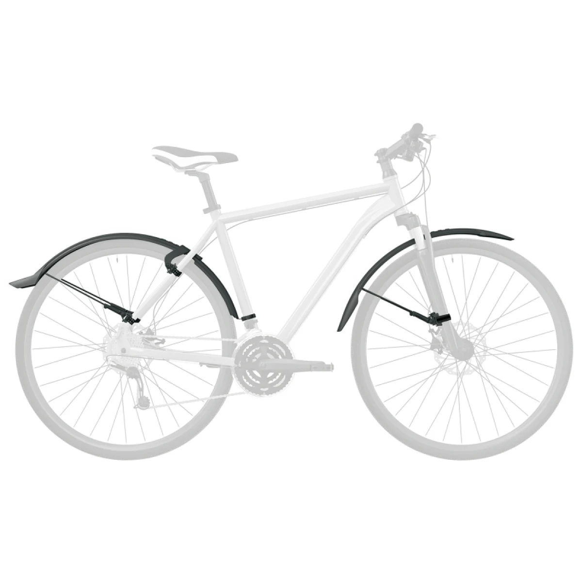 Blatník na kolo SKS GERMANY Sada Blatníků Veloflexx – 26-27.5 55mm · záber 4