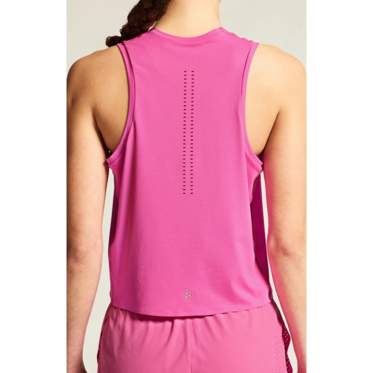 Dámské běžecké tílko CRAFT HYPERVENT SINGLET W - Velikost: M | Barva: biela · záber 5