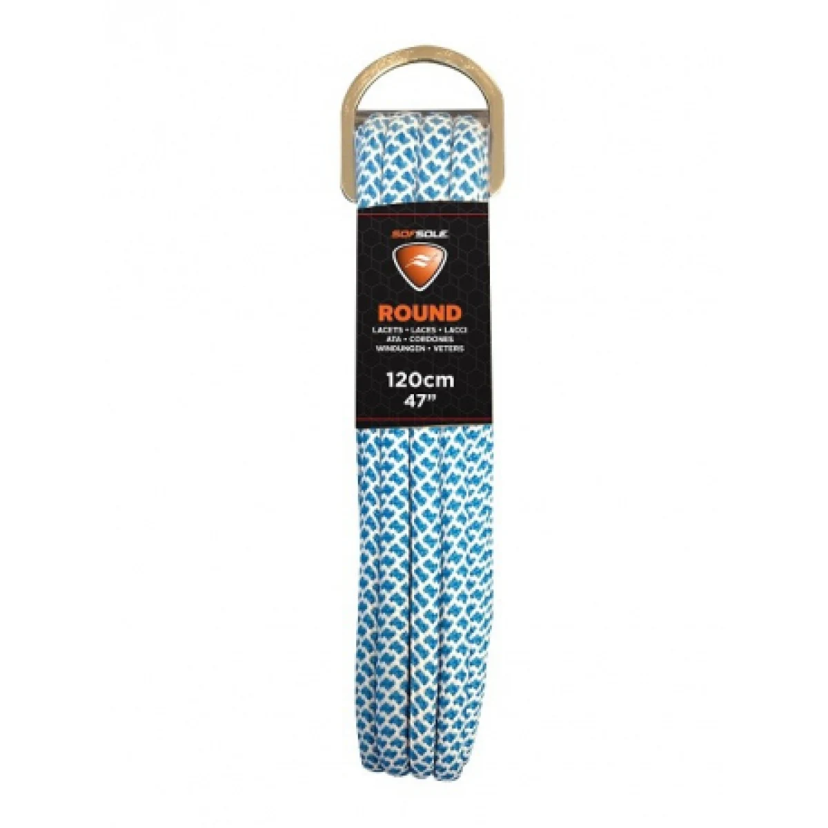 Šňůrky do bot SOFSOLE SS DRING ROUND 811064 ROYAL WHITE 120 CM · záber 1