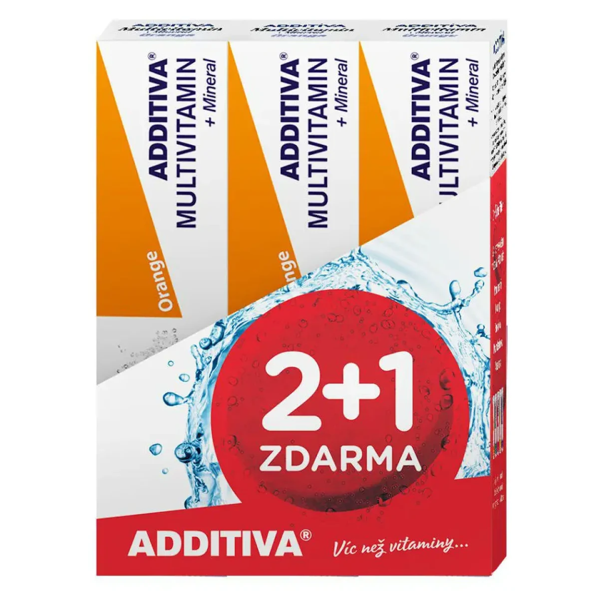 Additiva sada MM 2+1 Pomeranč 60 šumivých tablet · záber 1