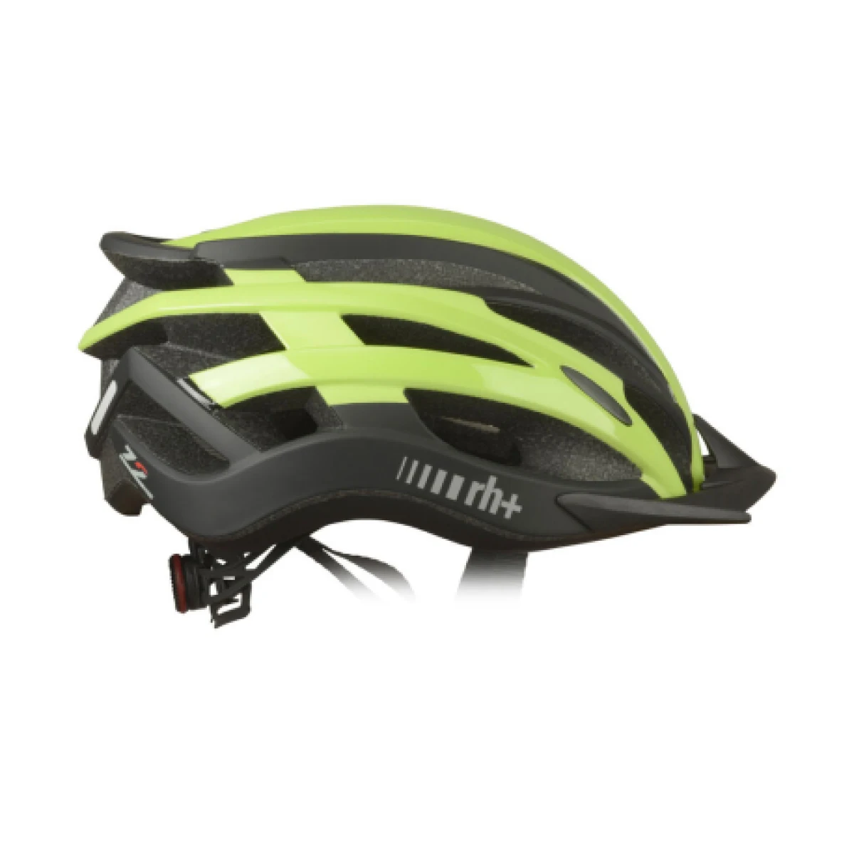 Cyklistická helma RH+ 2in1, shiny acid lime matt metal black · záber 1