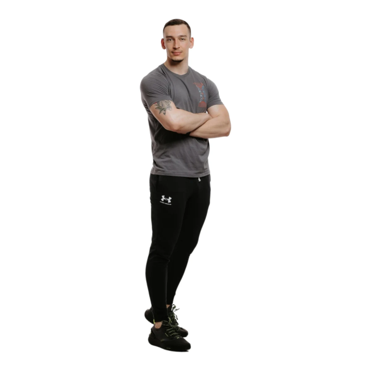 Pánské tepláky UNDER ARMOUR UA Rival Terry Jogger-BLK · záber 5