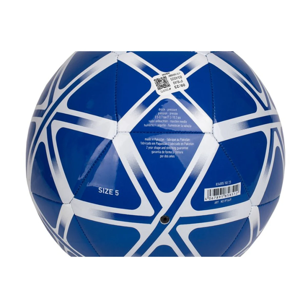 Fotbalový míč ADIDAS STARLANCER CLB BLUE WHITE · záber 4
