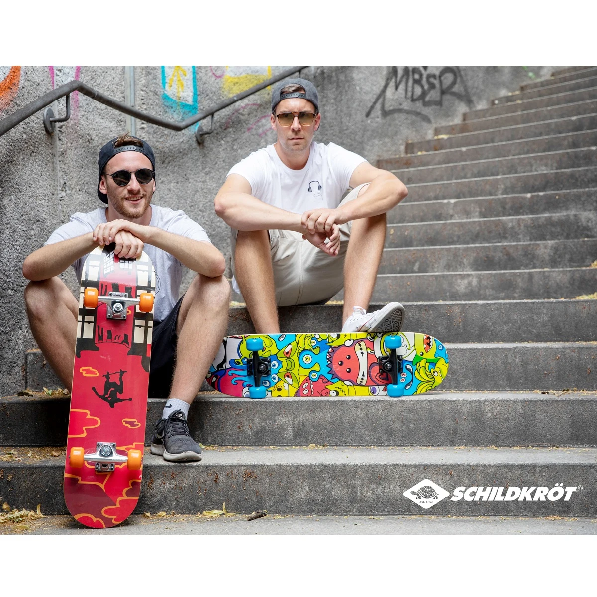 Skateboard SCHILDKROT Kicker 31" - Parkour · záber 2