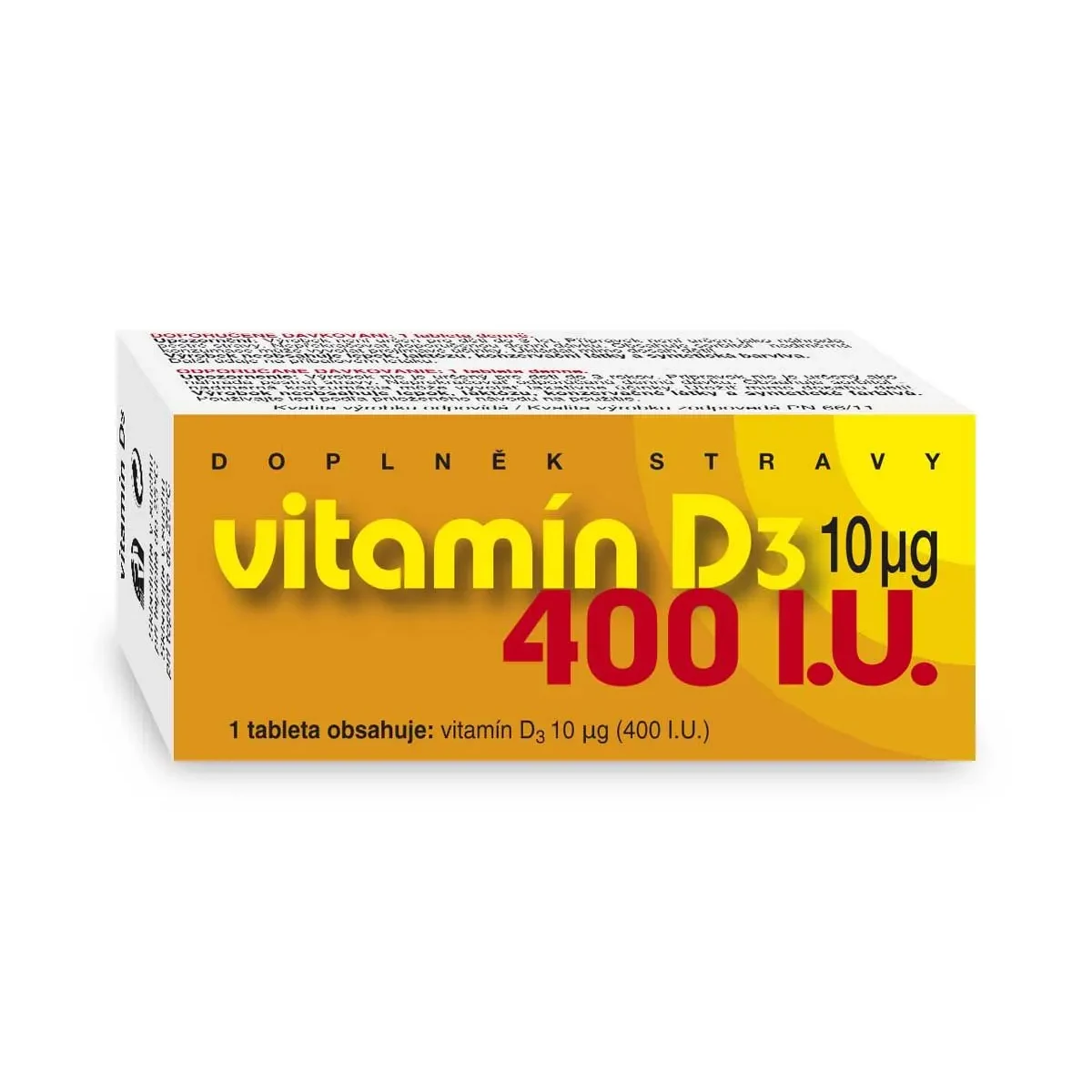 Naturvita Vitamín D3 400 I.U. 90 tablet · záber 1