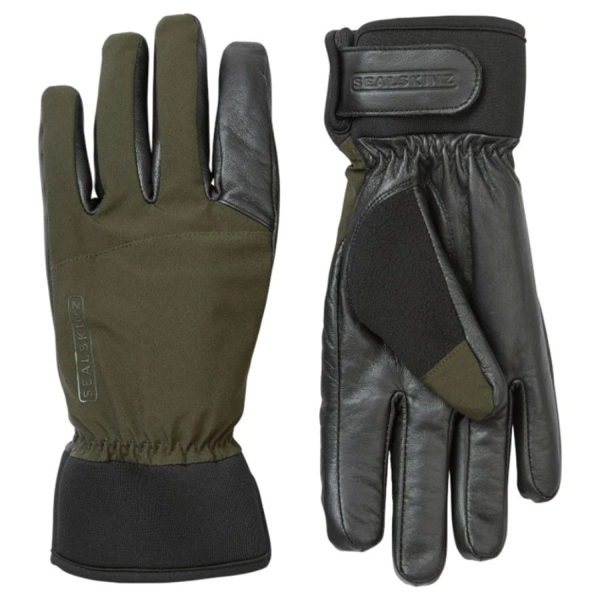 Sealskinz Fordham, lovecké rukavice, zelená · záber 1