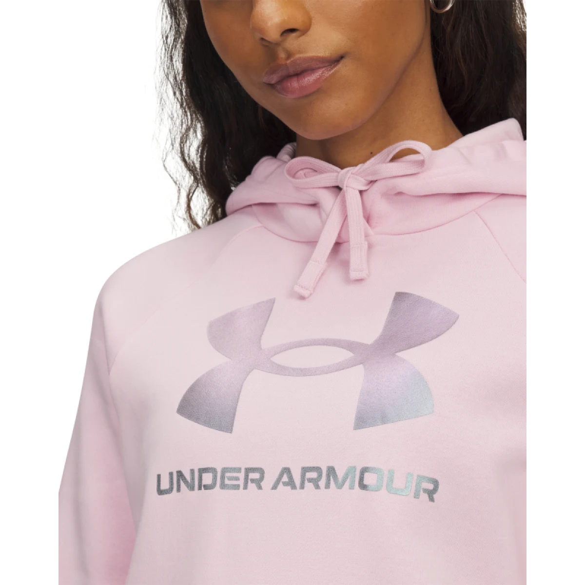 Dámská zateplená mikina s kapucí UNDER ARMOUR UA Rival Flc Shimmer Hdy · záber 5