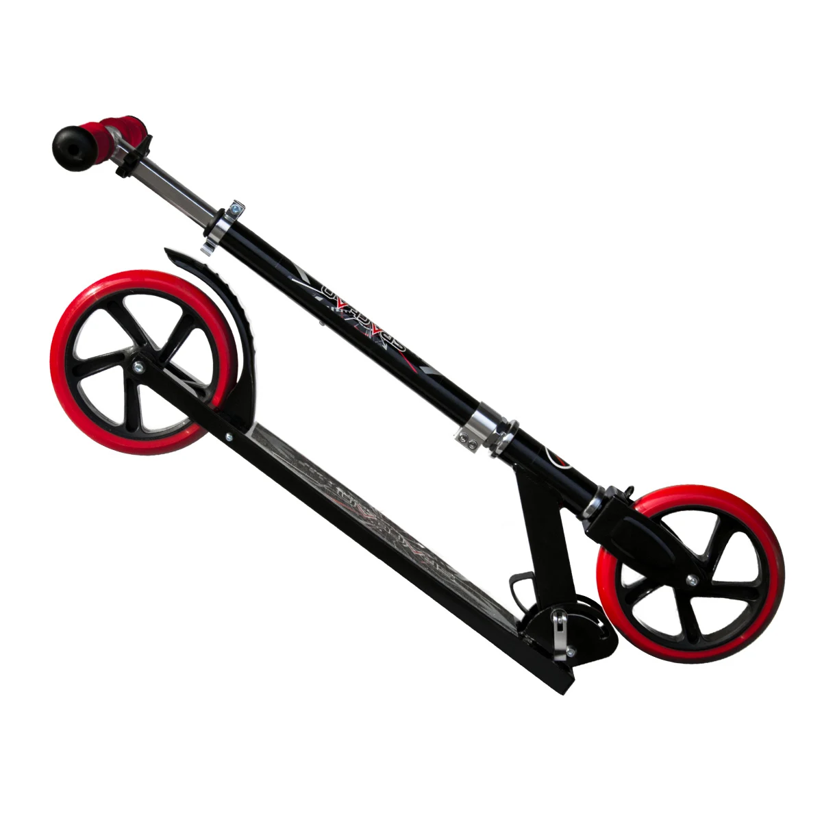 Koloběžka SPARTAN Jumbo - 205 mm - černo-červená · záber 2