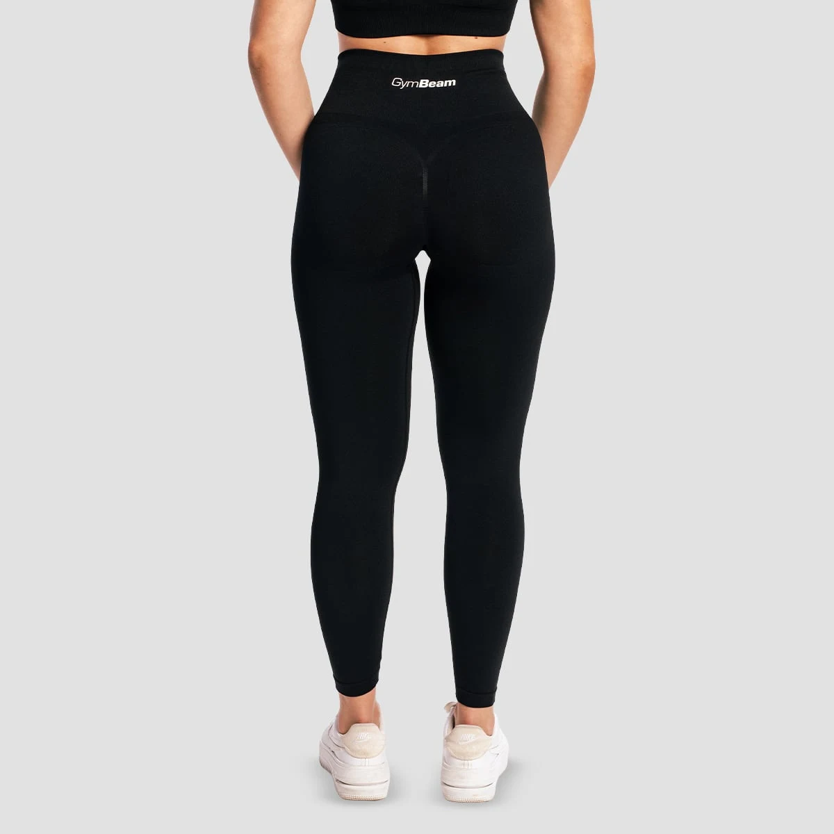 GymBeam Dámské Bezešvé Legíny Sculpt Black - Velikost: S | Barva: čierna | Pohlavie: Dámské | Hmotnost: 0,191 kg | Balení: 70 · záber 3