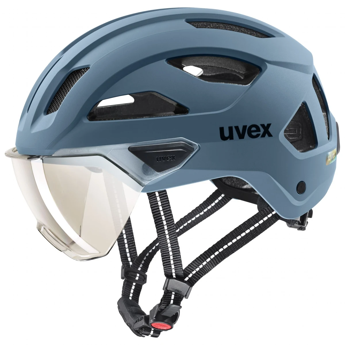 Uvex Stride Visor, cyklistická helma, bílá · záber 1