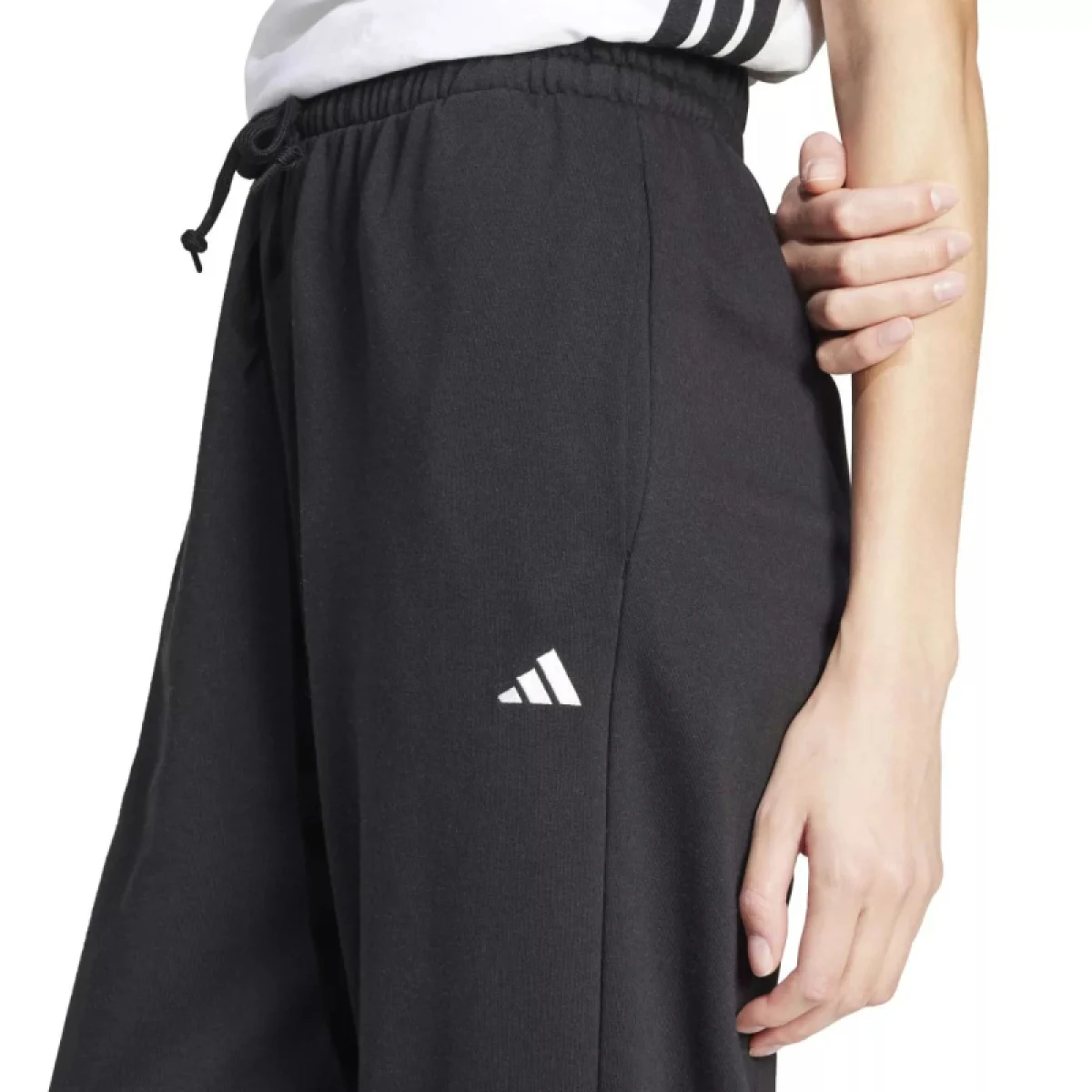 Dámské tepláky ADIDAS W SL FT CF PT BLACK WHITE · záber 4