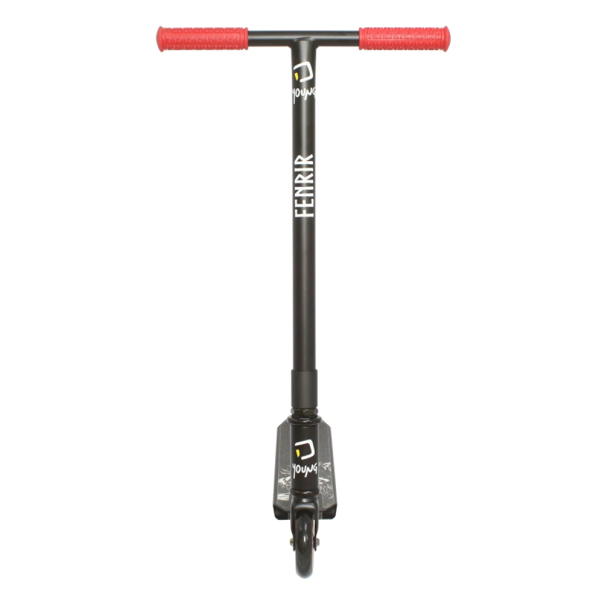 Dětská koloběžka DIVINE D-Young Fenrir black red, 100 mm · záber 3