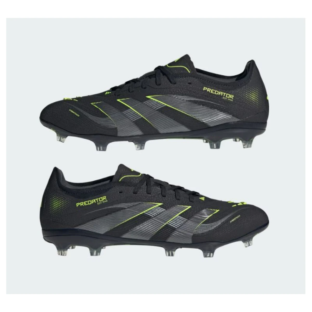 Pánské outdoorové fotbalové kopačky ADIDAS Predator Pro M FG core black carbon lucid lemon · záber 5
