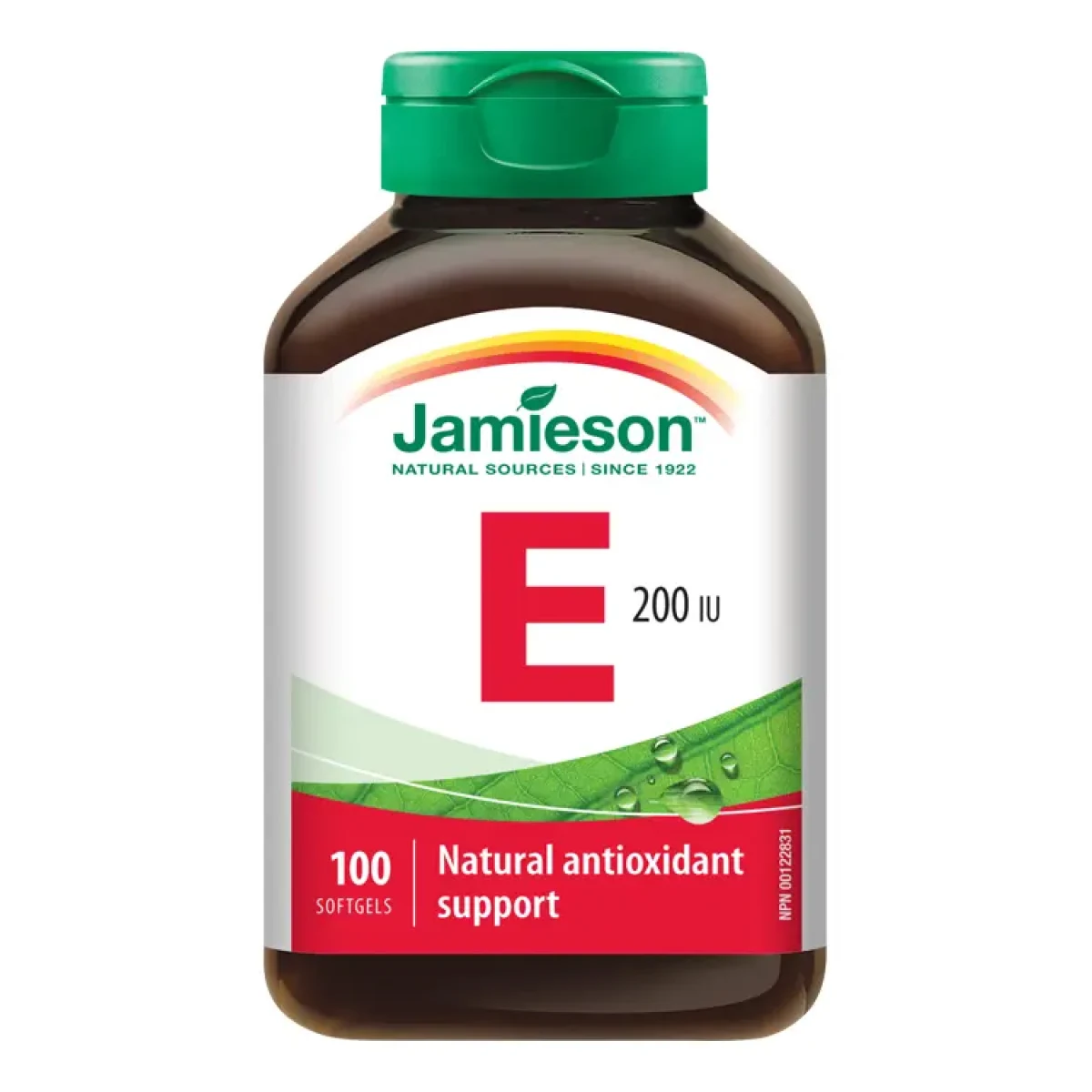 Jamieson Vitamín E 200 IU 100 kapslí · záber 1