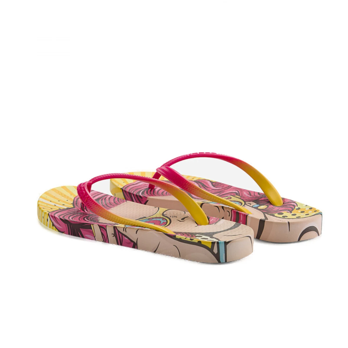 Dámské žabky (plážová obuv) COQUI Kaja Printed wow lt. fuchsia · záber 4