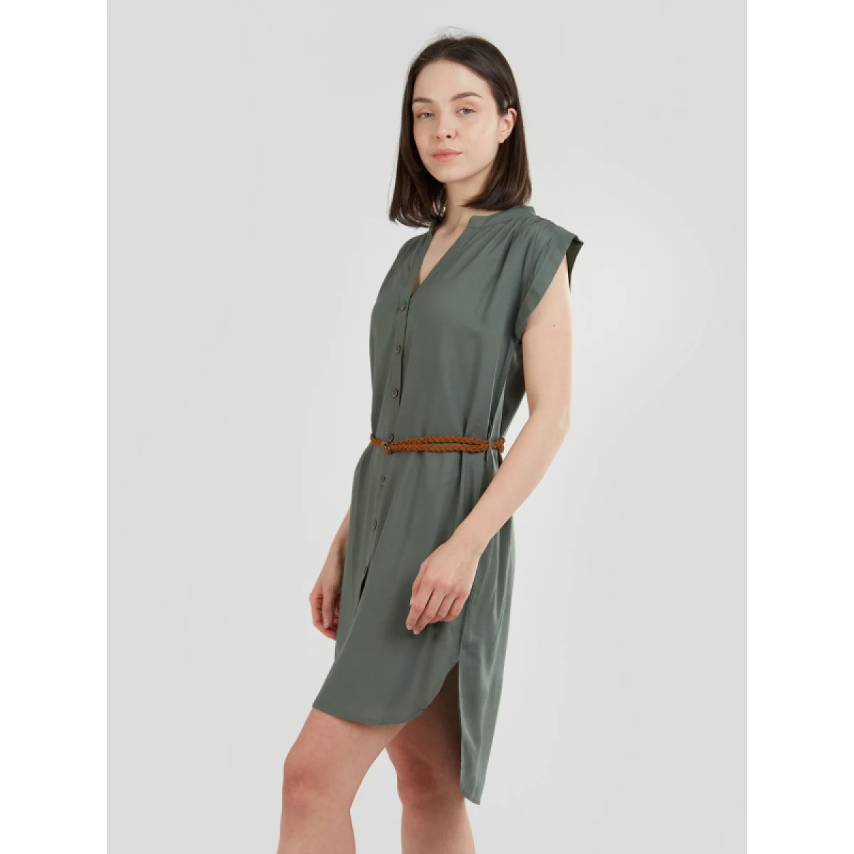 Dámské šaty FUNDANGO Mona Dress-537-khaki · záber 2