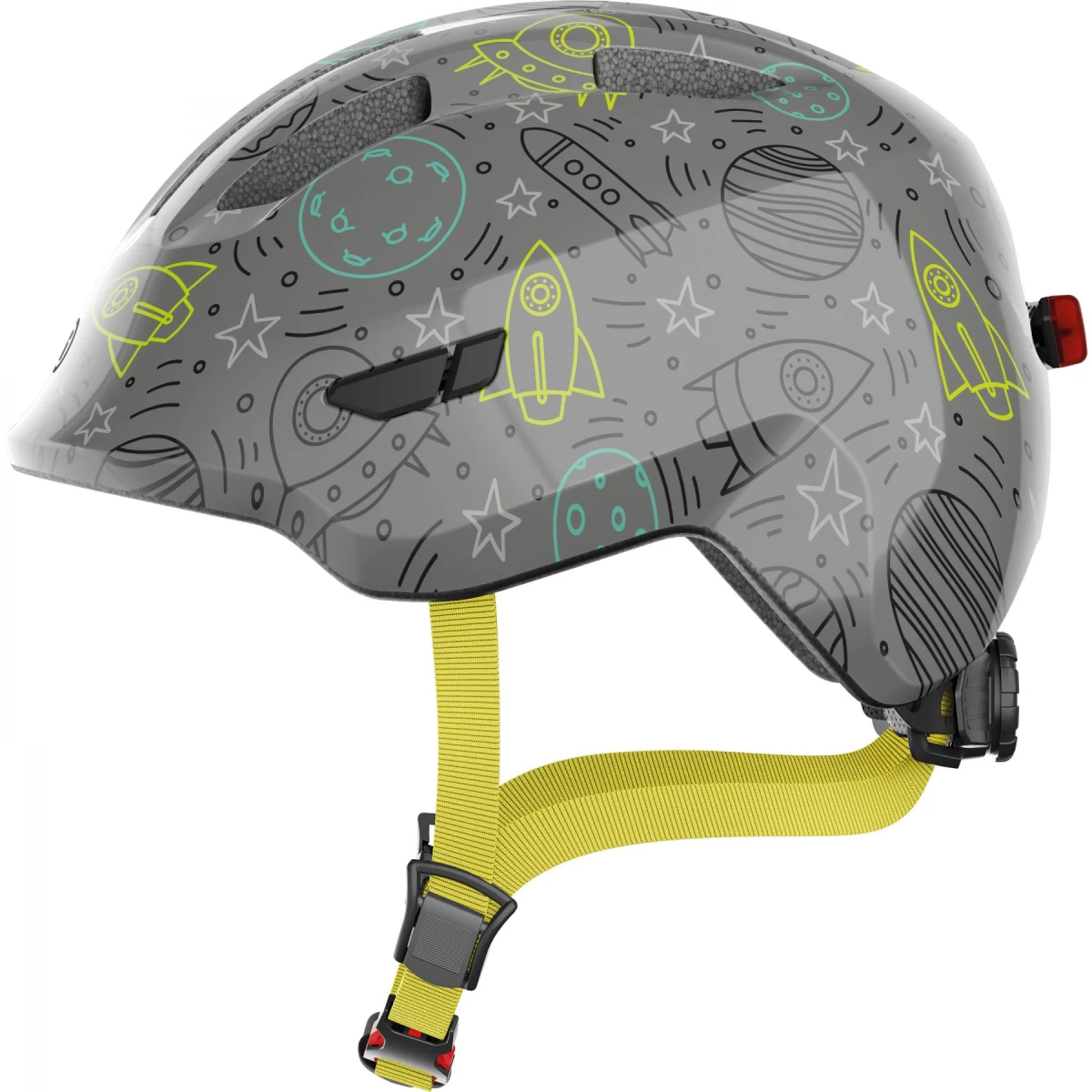 ABUS Smiley 3.0 LED, cyklistická helma, šedá · záber 1