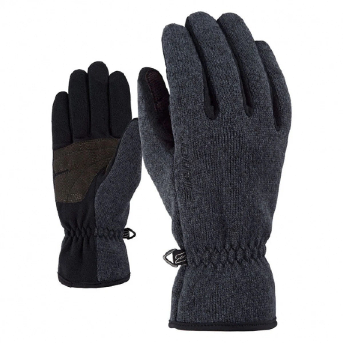 Rukavice ZIENER IMAGIO-802001-726-black melange · záber 1