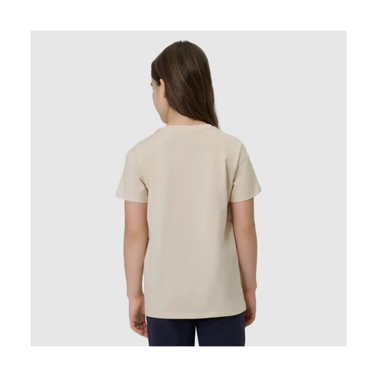 Dívčí tričko s krátkým rukávem 4F JUNIOR TSHIRT F2885-83S-BEIGE · záber 3
