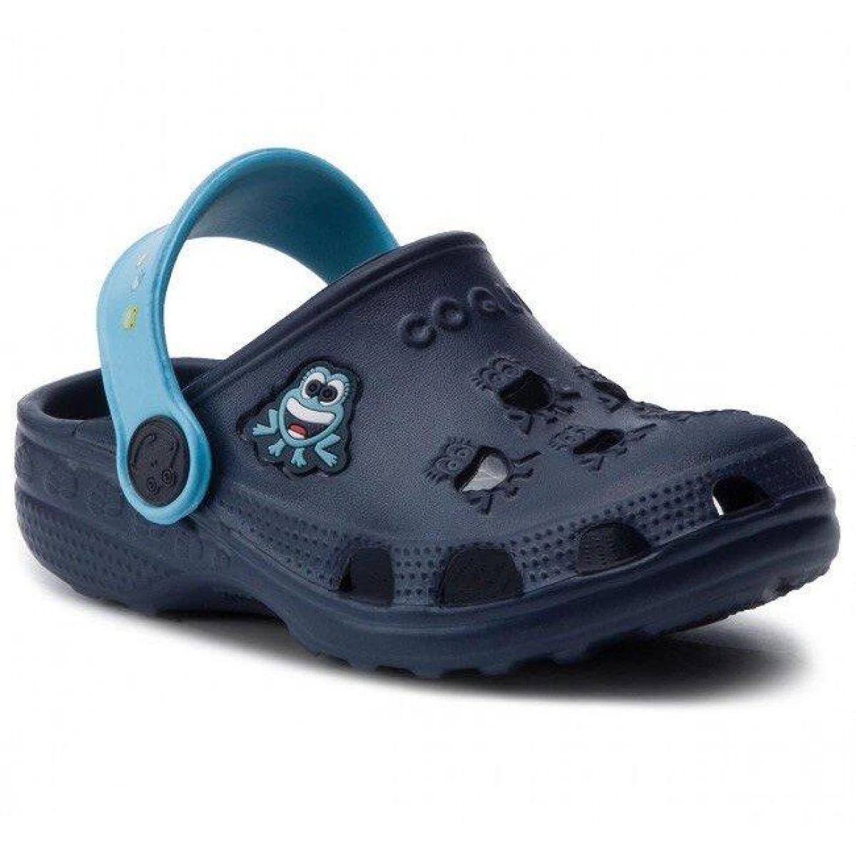 Coqui Little Frog Wellness Sandals Kids - Velikost: 23-24, 23 | Barva: modrá · záber 4