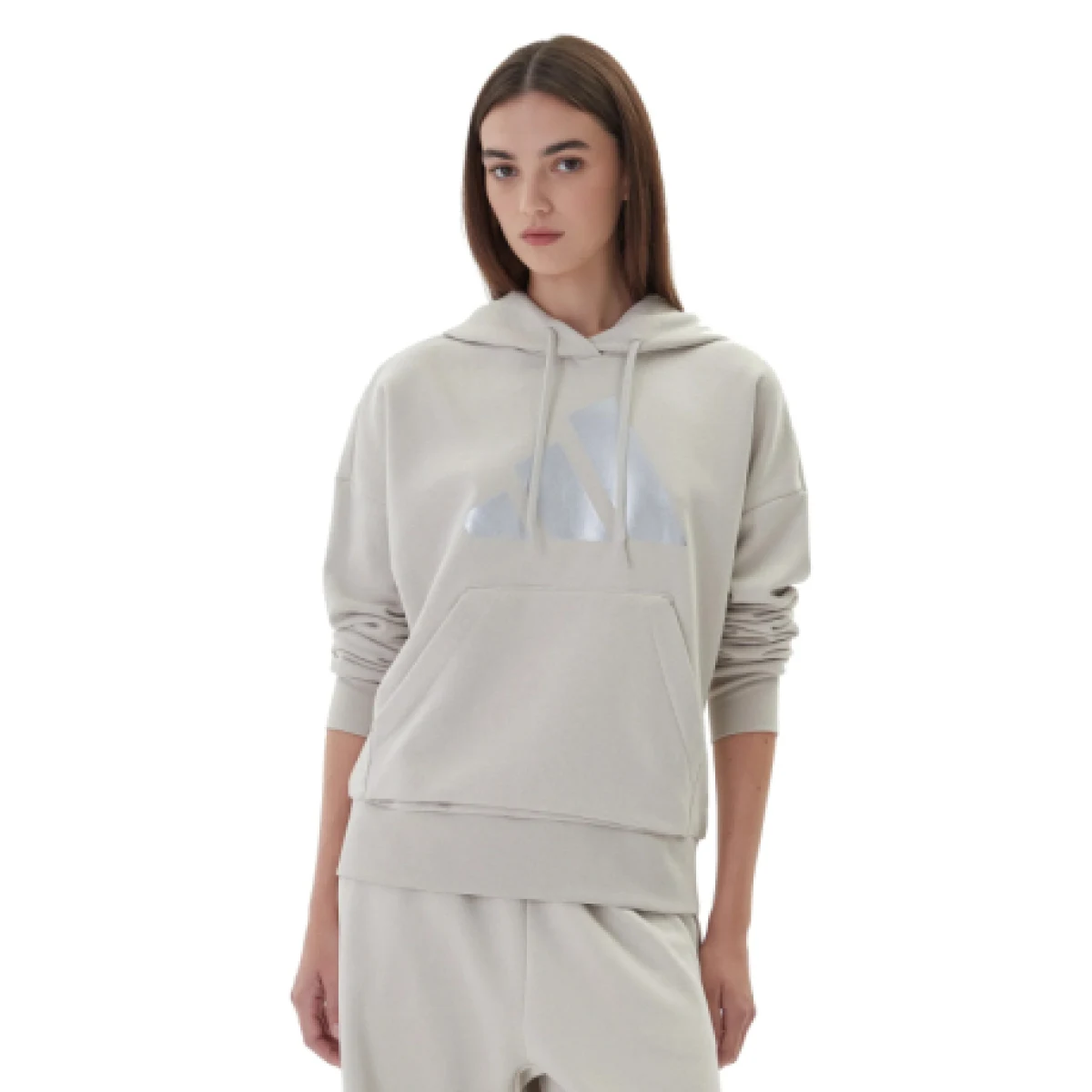 Dámská mikina s kapucí ADIDAS W HOL MET HD WONALU · záber 1