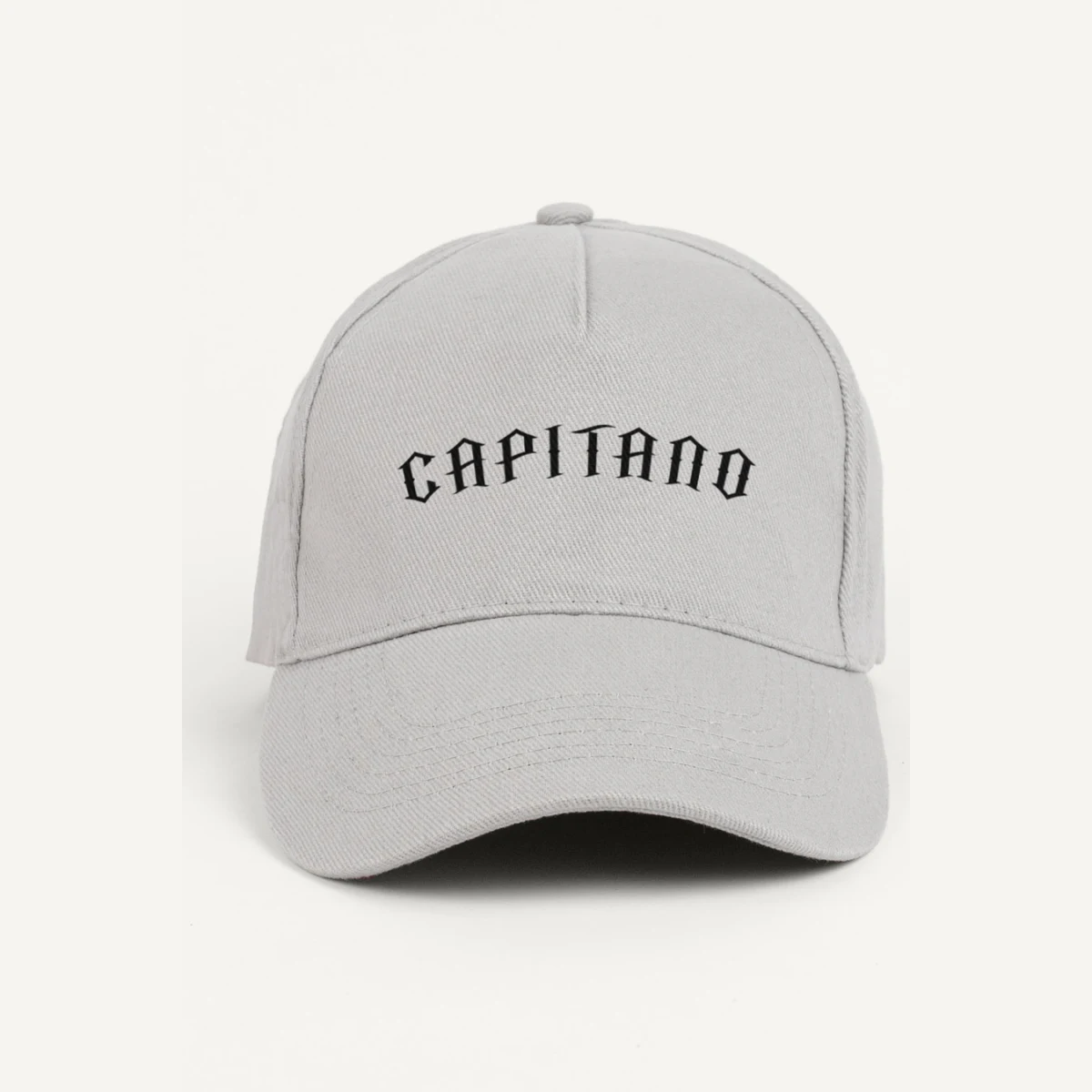 Kšiltovka Jockey, Barva Šedá, s Potiskem Capitano · záber 1
