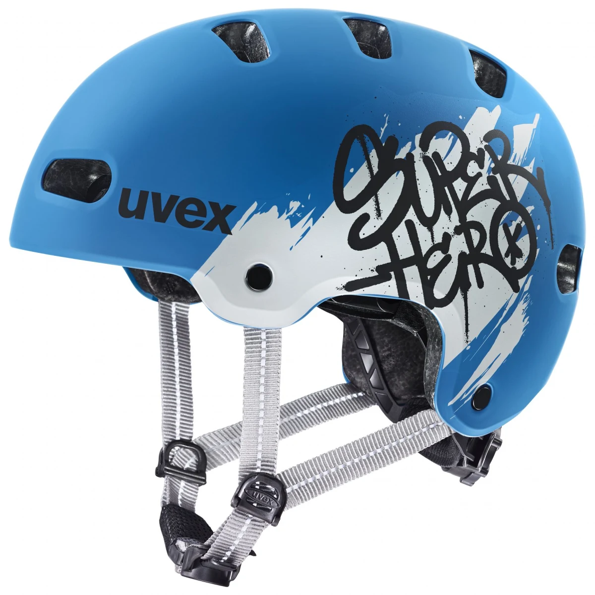 Uvex Kid 4 Style, cyklistická helma, junior, šedá · záber 3
