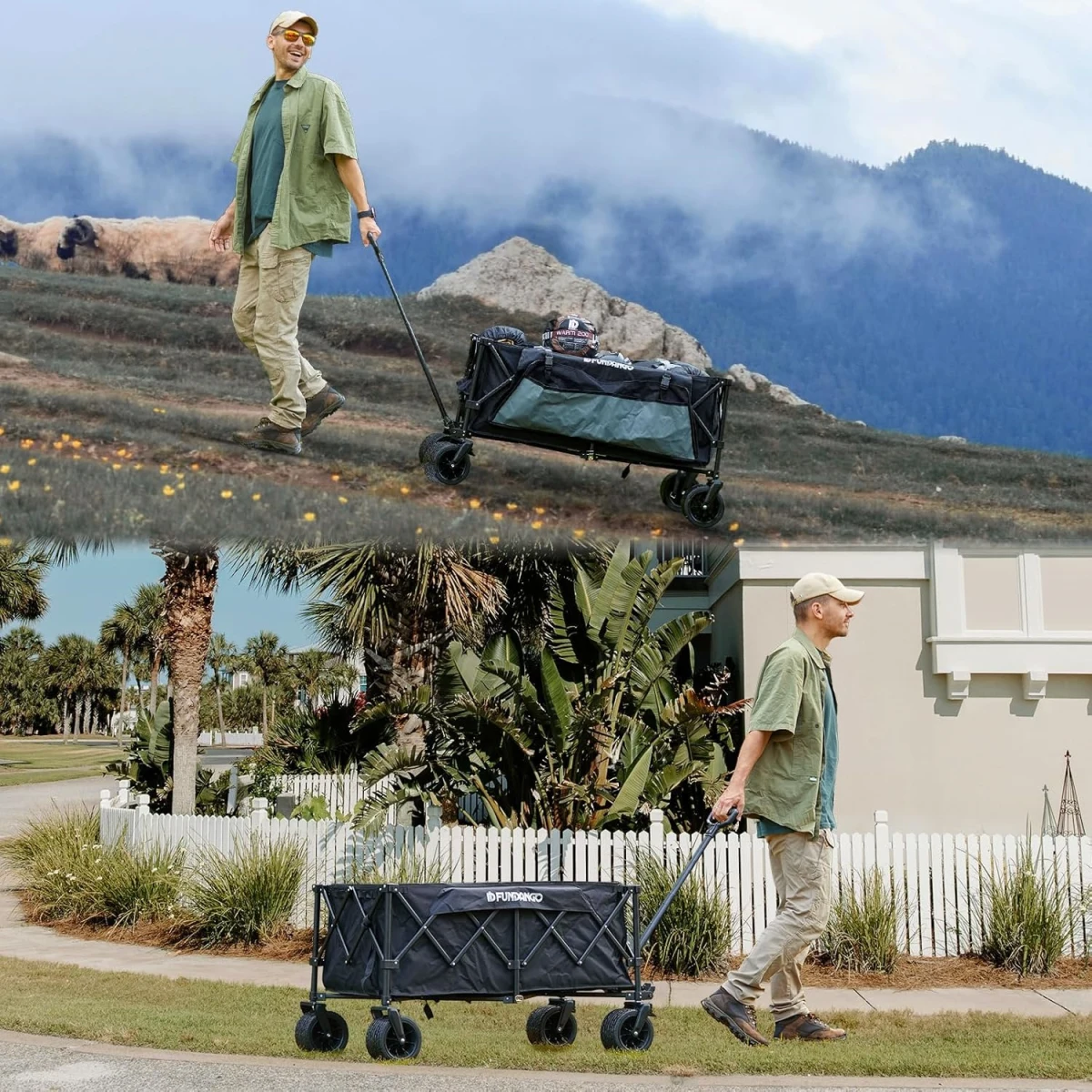 Skládací vozík KING CAMP Folding Wagon · záber 4
