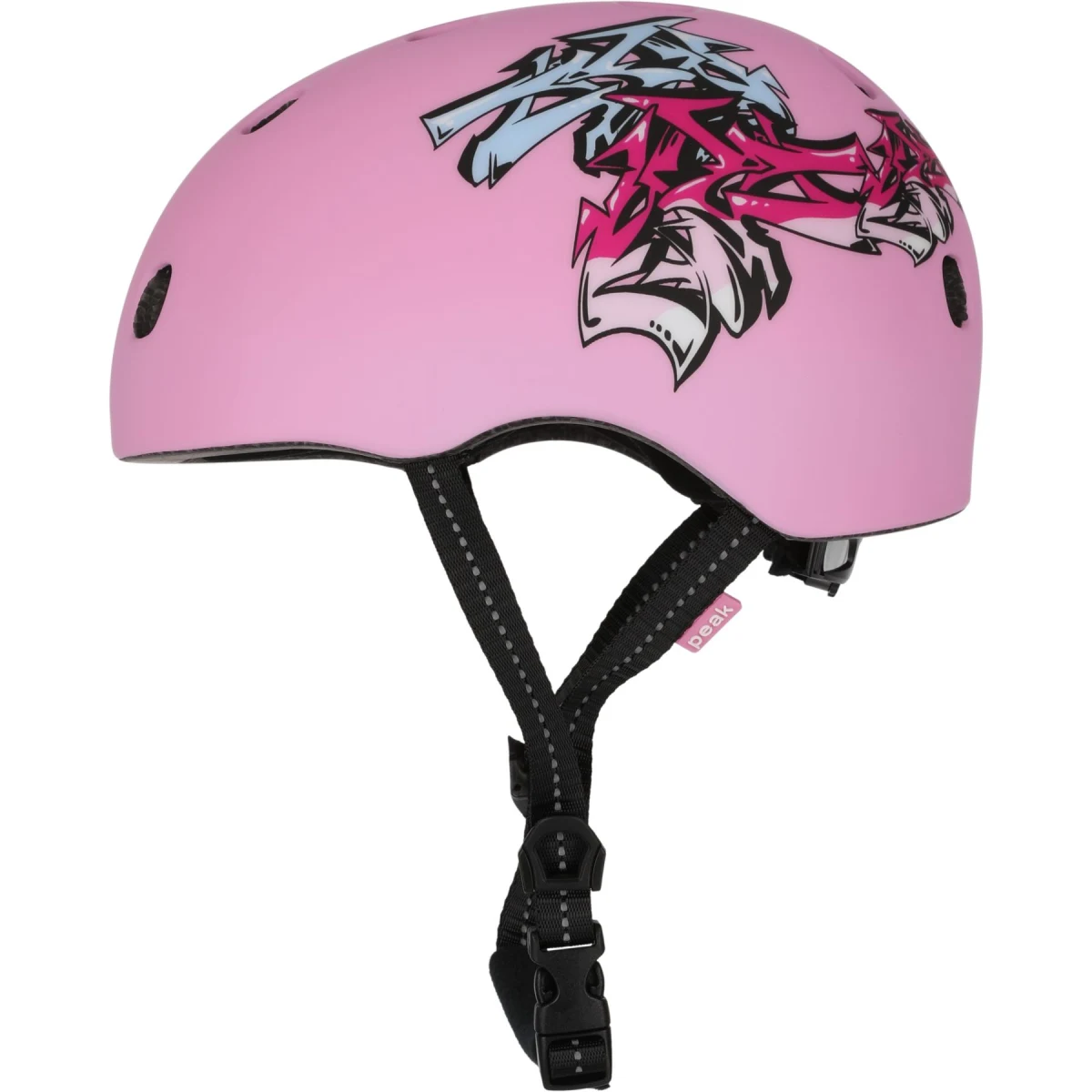 Crazy Safety Ramp, cyklistická helma, růžová · záber 1