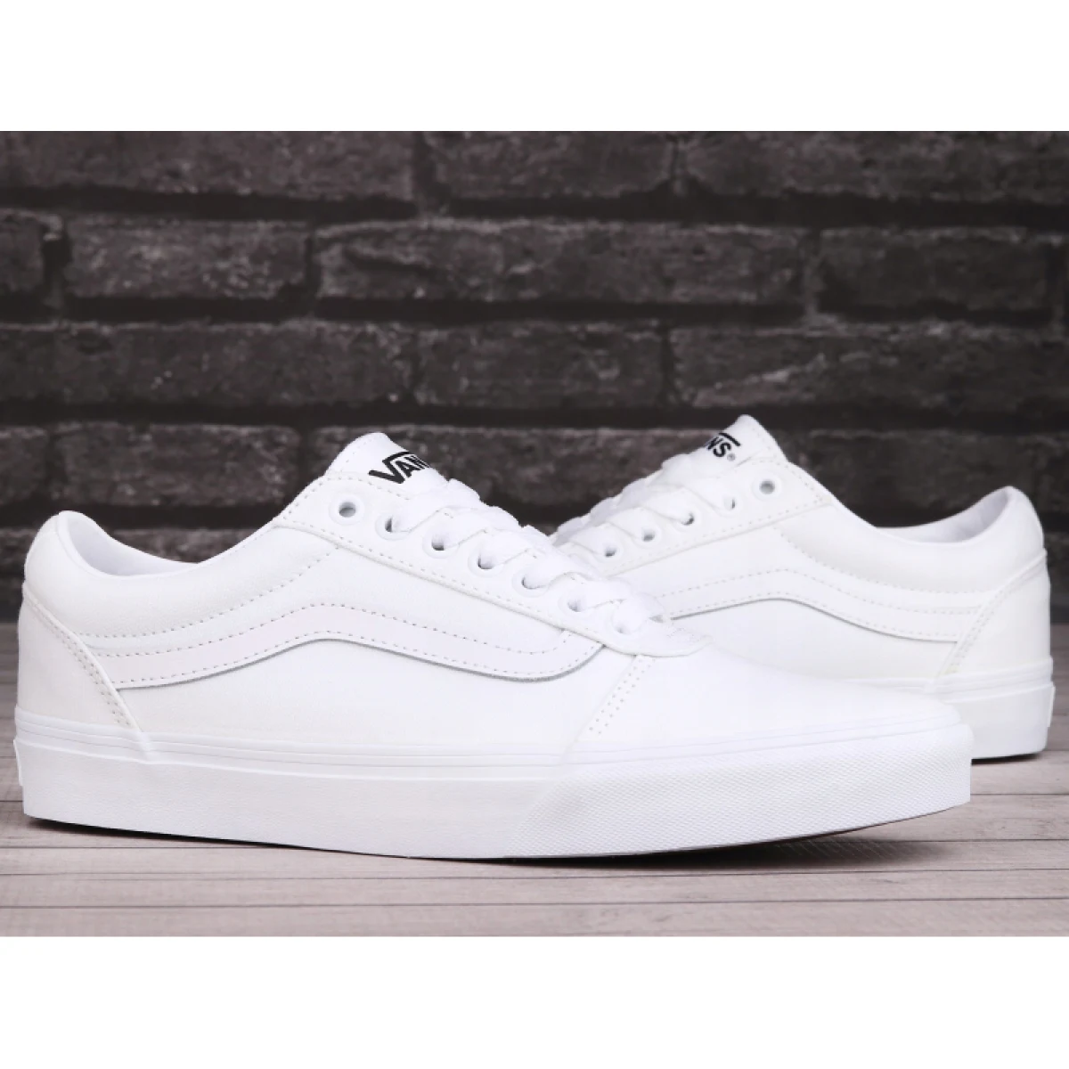 Pánská rekreační obuv VANS MN Ward (Canvas) white white · záber 12