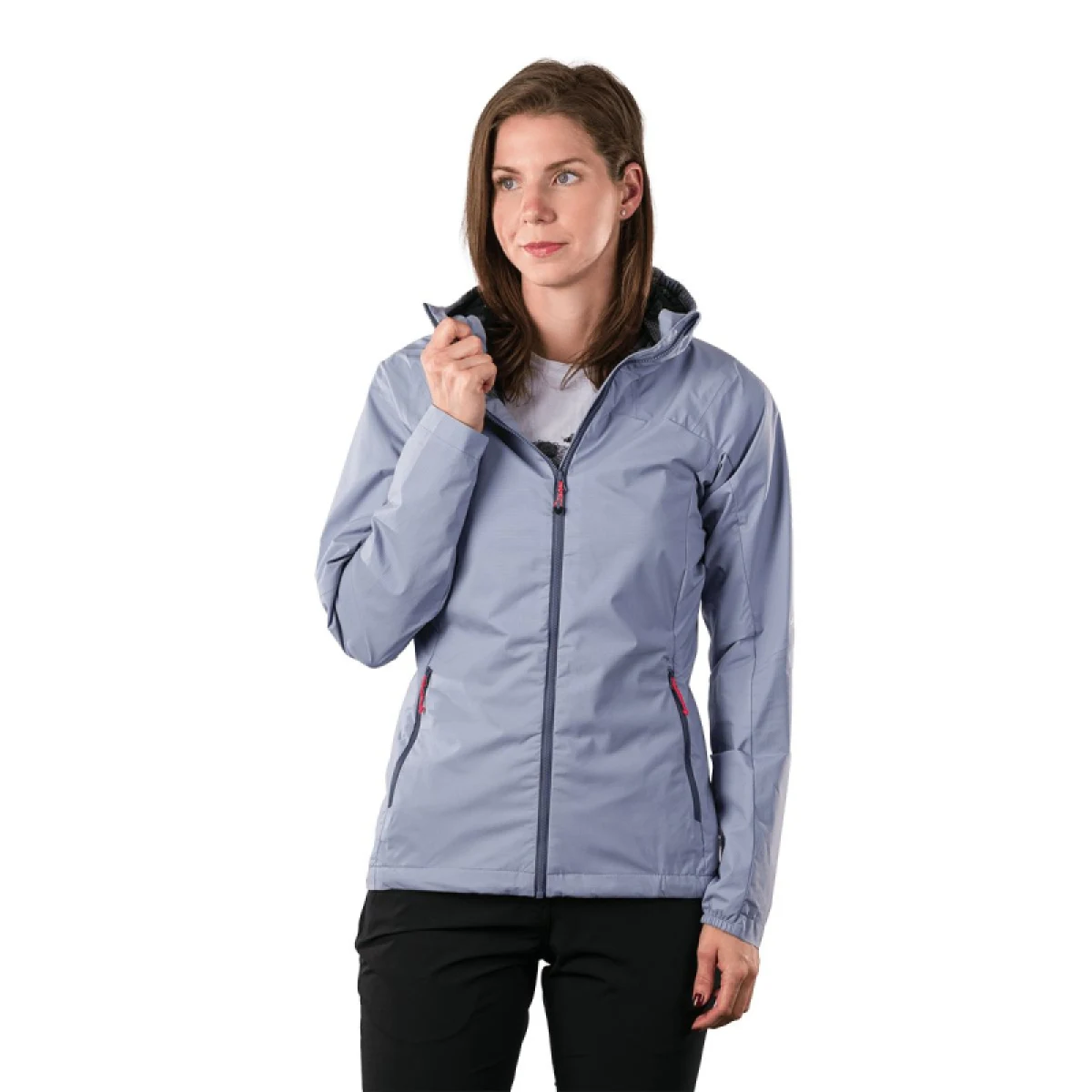 Dámská turistická bunda s kapucí NORTHFINDER LORENA-535lavendergrey - Pohlavie: Dámské · záber 2