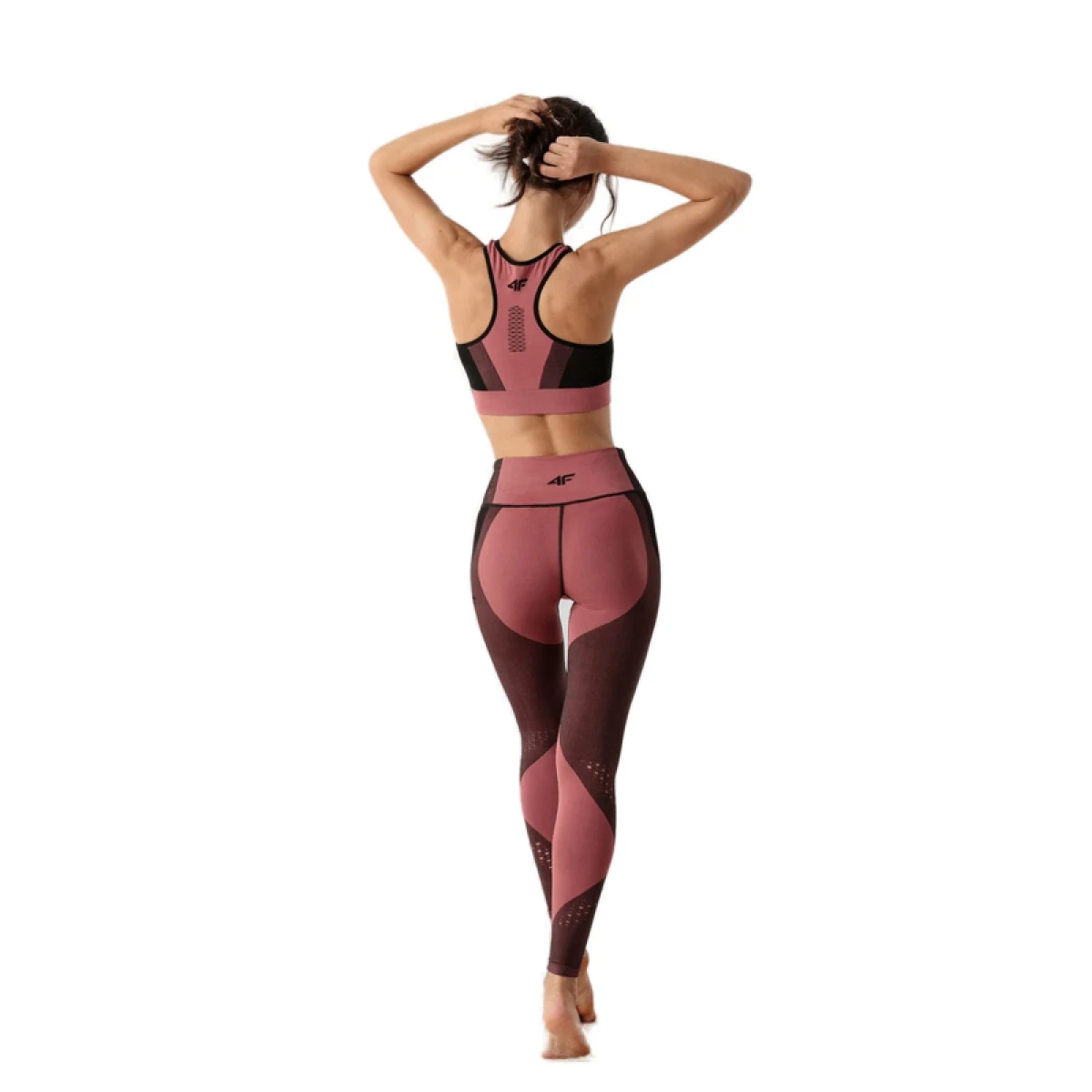 Dámské legíny 4F WOMENS YOGA TROUSERS H4Z21-SPDF015-54S-PINK · záber 3