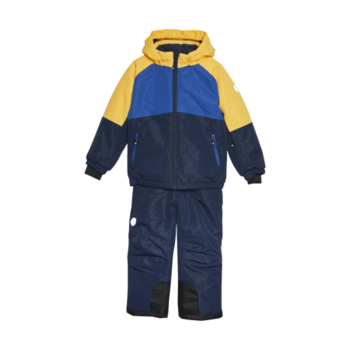 Chlapecký set lyžařské bundy s kalhotami COLOR KIDS Ski Set - Colorblock, total eclipse · záber 1