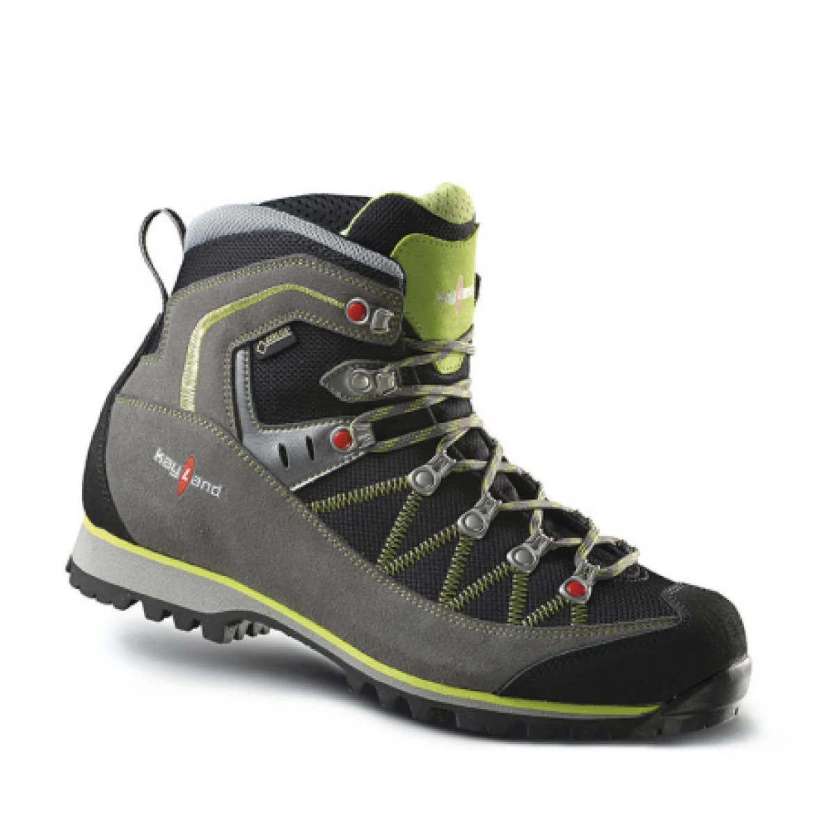 Pánská vysoká turistická obuv KAYLAND Plume Micro Gtx, Grey Lime · záber 1