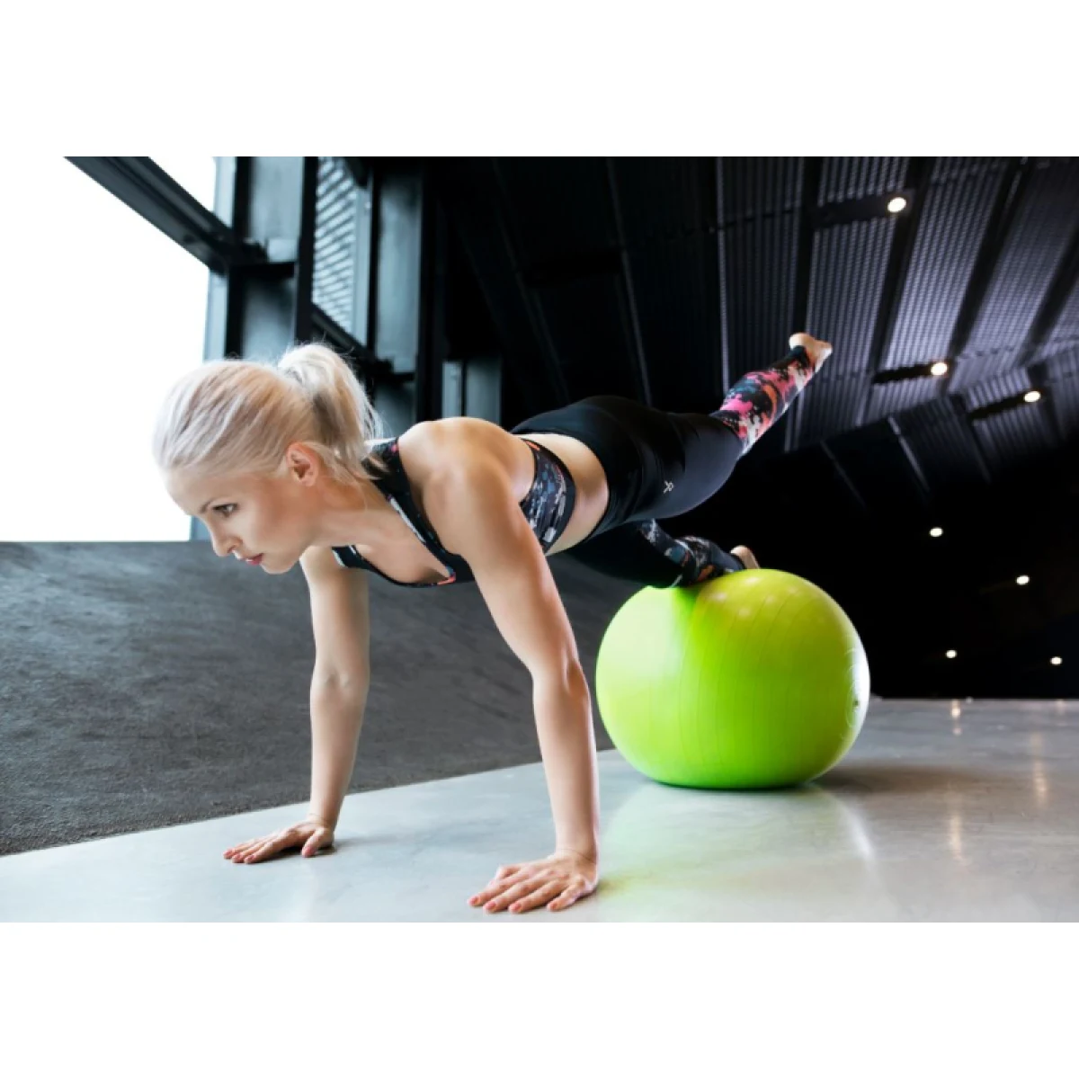 Gymnastický míč SPOKEY FITBALL 55 cm, green · záber 6