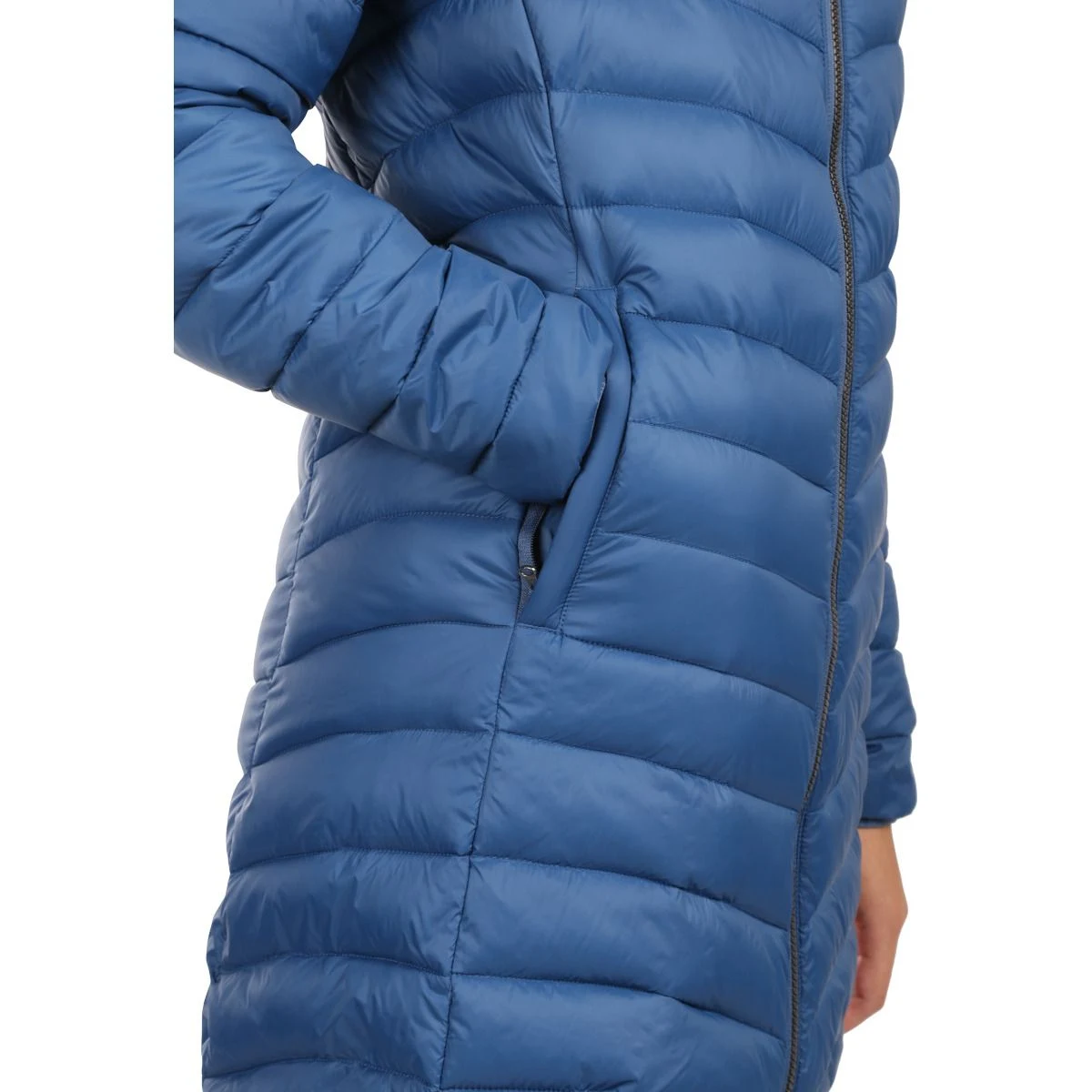 Kilpi Leila, zateplená bunda, dámská, navy - Velikost: 36 | Barva: modrá · záber 3