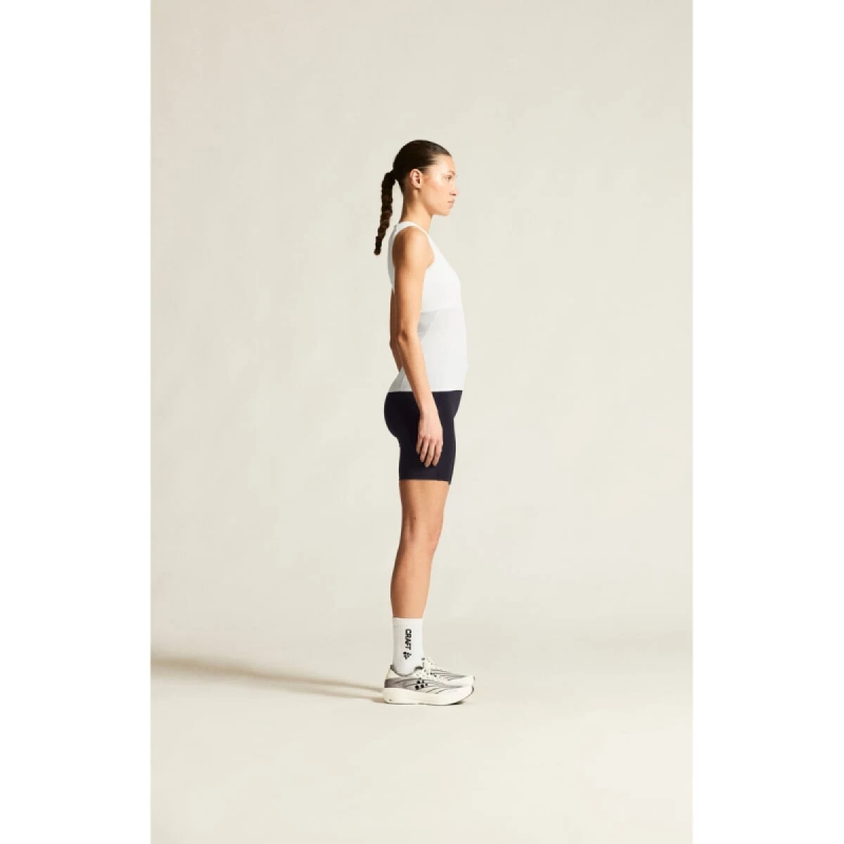 Dámský cyklistický dres bez rukávů CRAFT PRO DRY NANOWEIGHT SL W - Velikost: M | Barva: biela · záber 5
