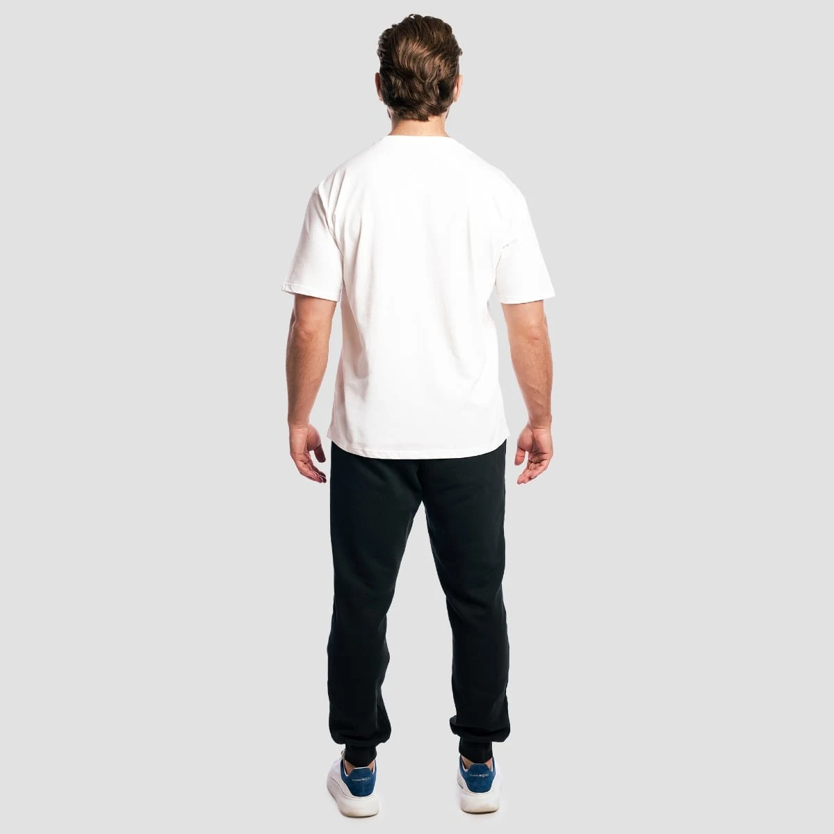 GymBeam Tričko Gym Therapy White - Velikost: S | Barva: biela | Hmotnost: 0,275 kg | Balení: 65 · záber 5