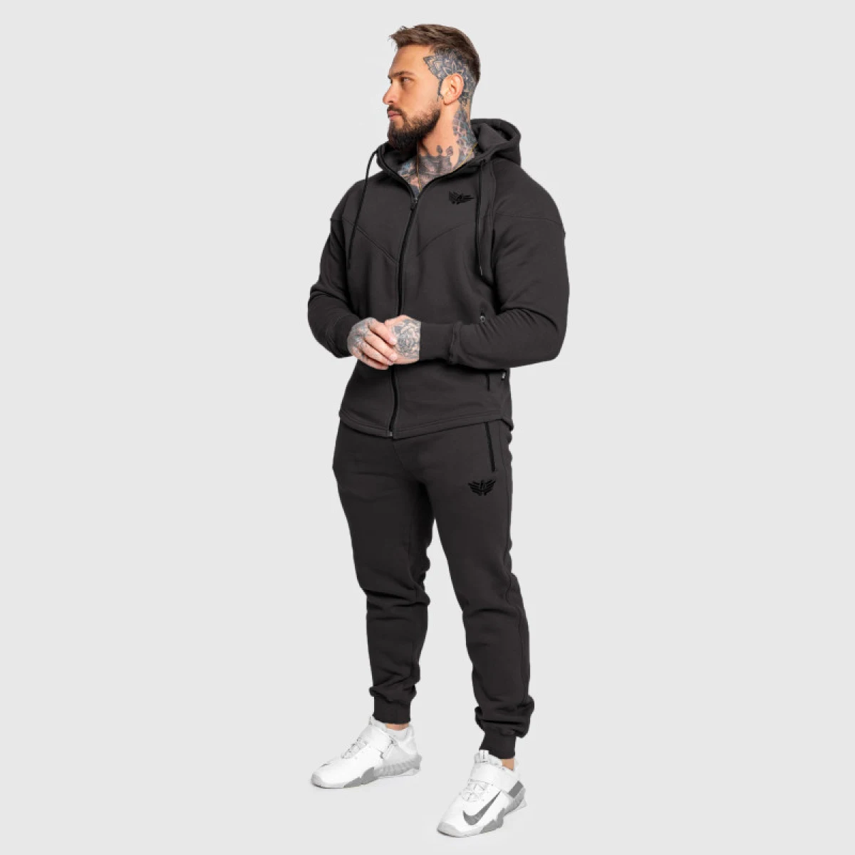 Pánská sportovní souprava Iron Aesthetics Round, šedá · záber 7