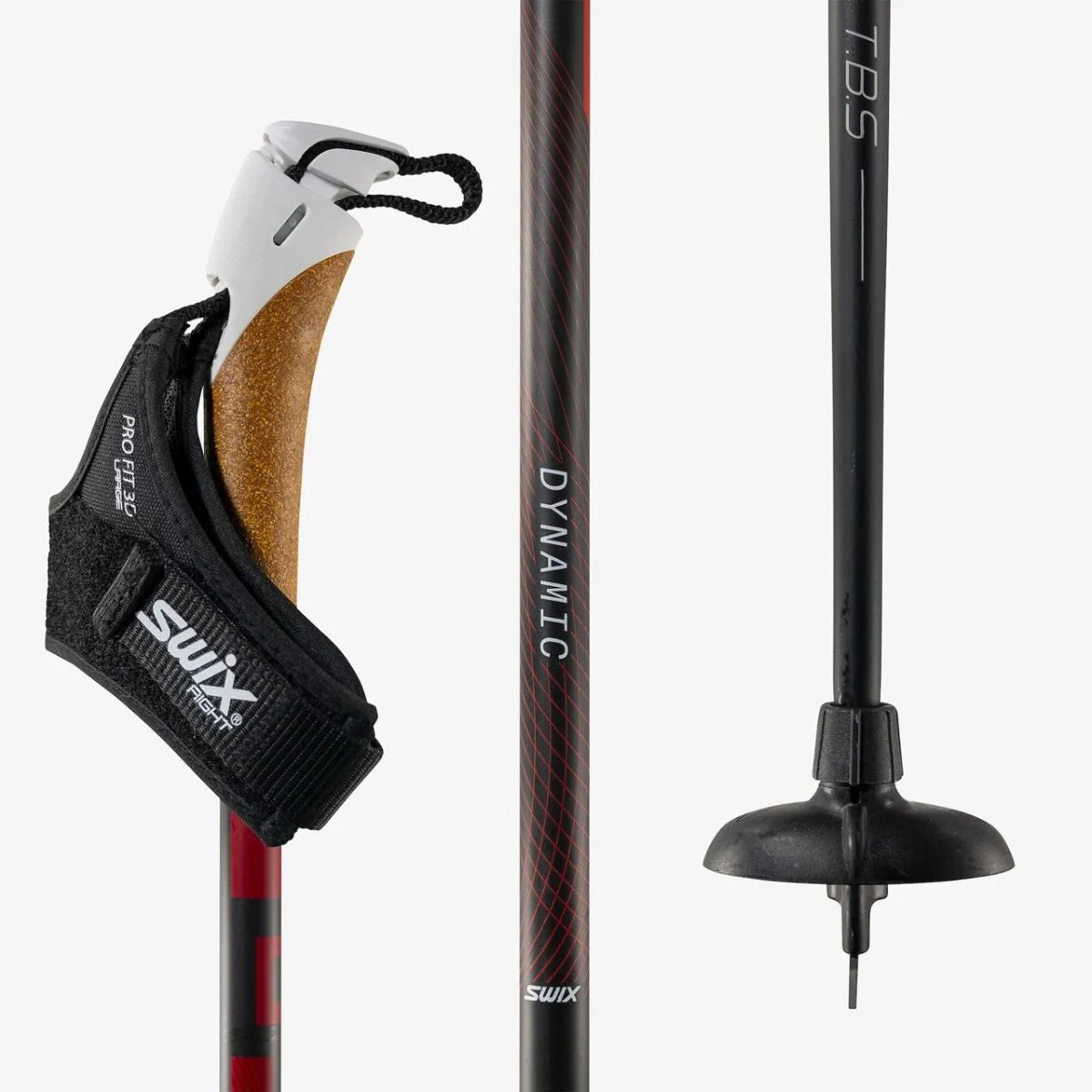 Běžkařské hole Swix Dynamic D1, černé · záber 2