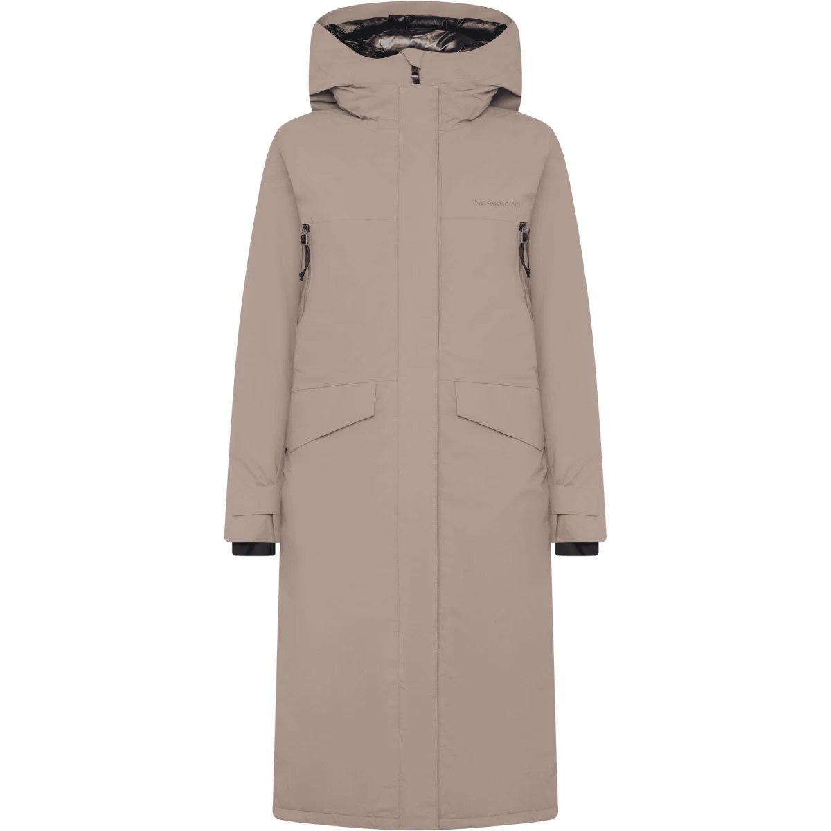 Didriksons Neja Long, parka, dámská, ash brown · záber 1