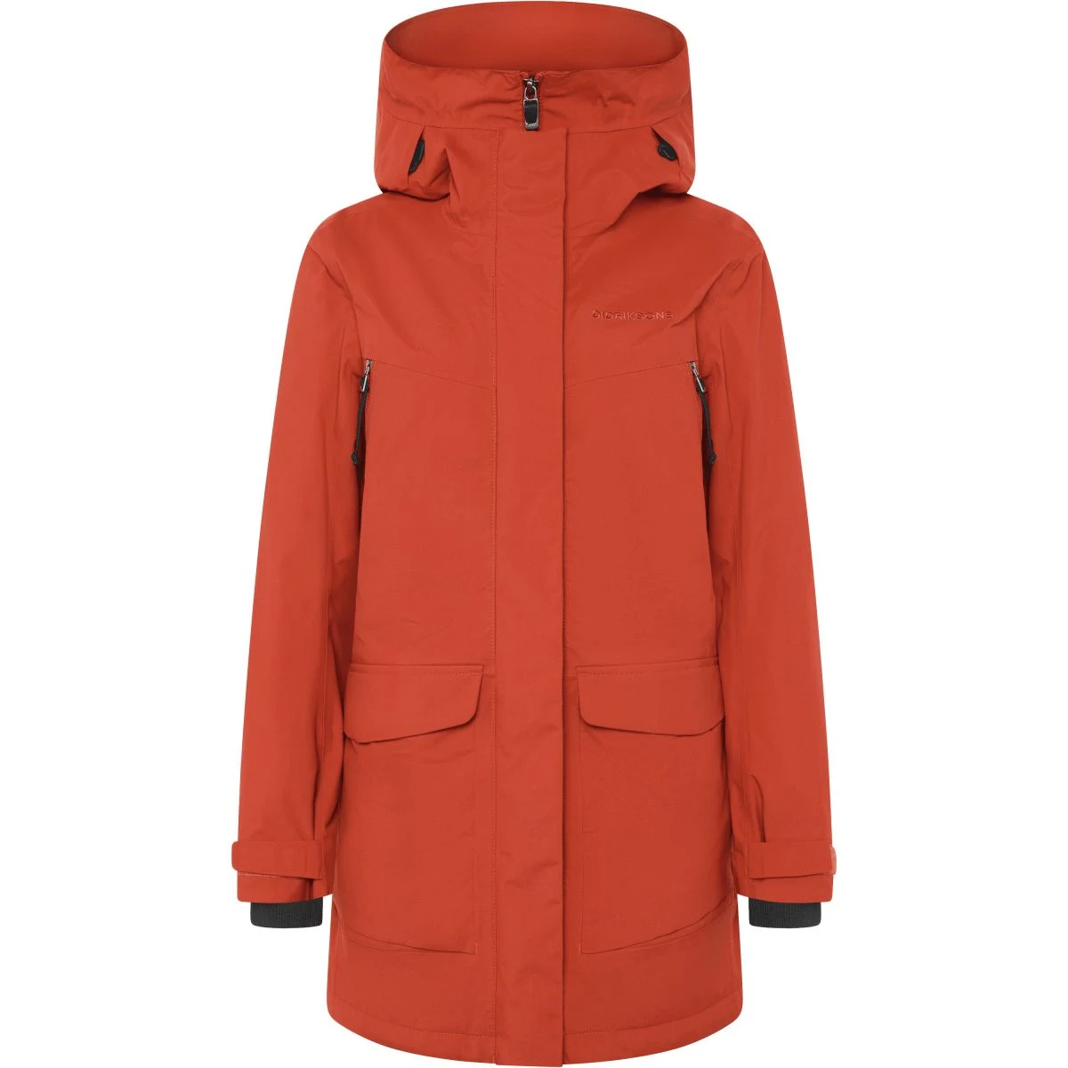 Didriksons Felia, parka, dámská, rezavá · záber 2
