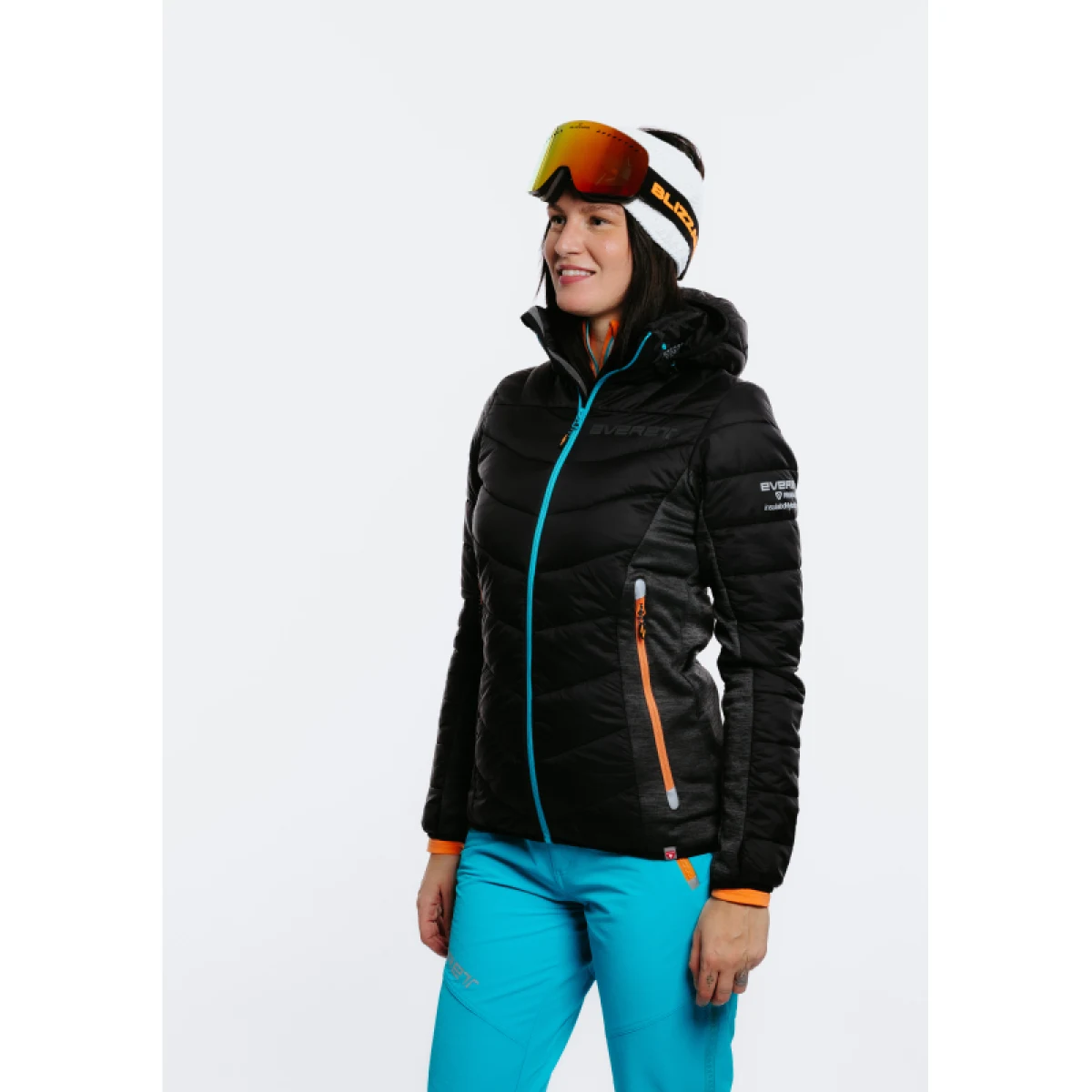 Dámská bunda na skialp EVERETT SkiToura PRIMALOFT jacket W black · záber 2