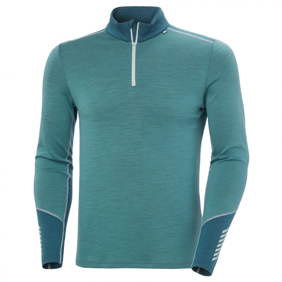 Helly Hansen Lifa Merino Midweight 1/2 Zip, pánské, zelené · záber 4