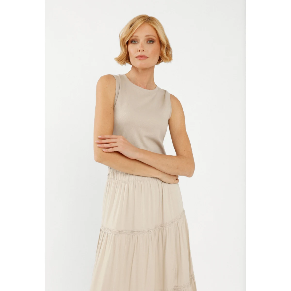Dámské tílko VOLCANO DEMI-102-BEIGE · záber 2