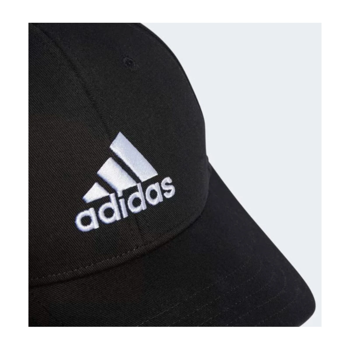 Dětská kšiltovka ADIDAS BBALL CAP COT BLACK WHITE Kids · záber 3