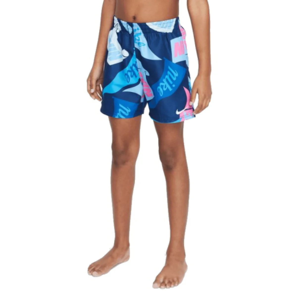 Chlapecké plavky NIKE SWIM TOSSED FLAGS 4 inch MIDNIGHT N-MIDNIGHT NAVY · záber 1