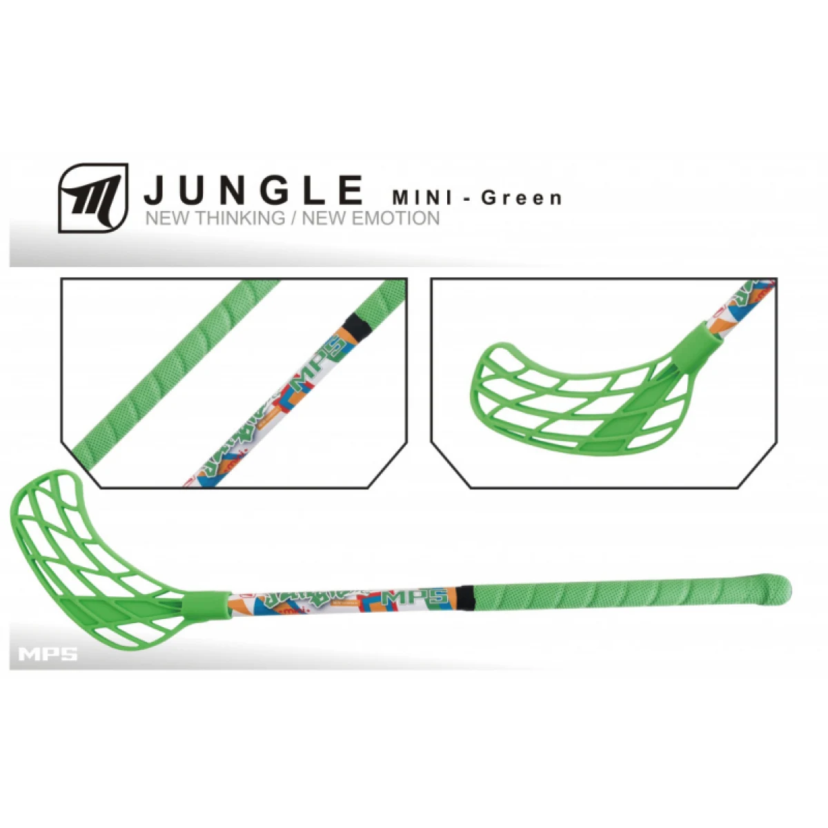 Dětská florbalová hokejka MPS JUNGLE MINI green · záber 3