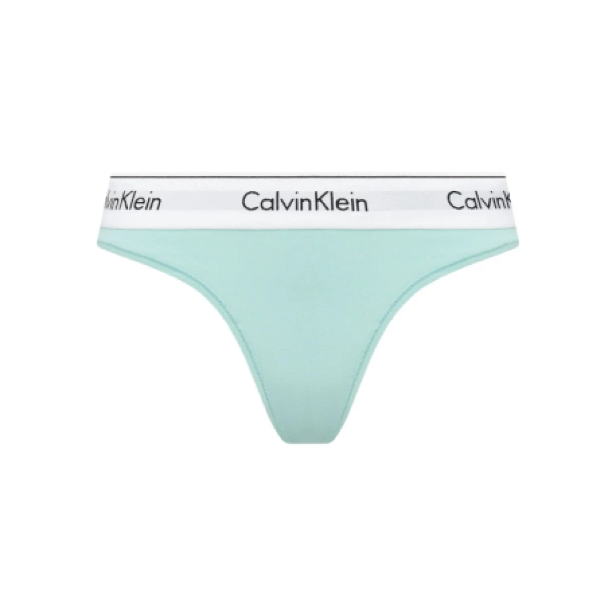 Dámské kalhotky CALVIN KLEIN THONG-Beau Blue · záber 1