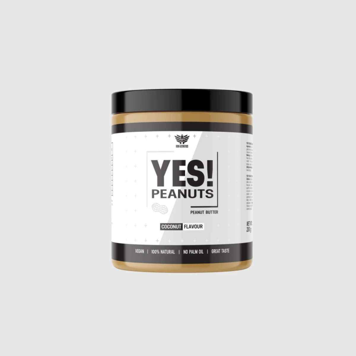 Arašídové máslo YES! Peanuts kokos 250 g - Iron Aesthetics · záber 1
